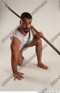 18 2019 01 ATILLA KNEELING POSE WITH SPEAR